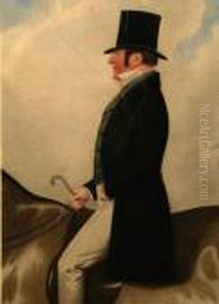 Lord Lonsdale Oil Painting by Richard Dighton