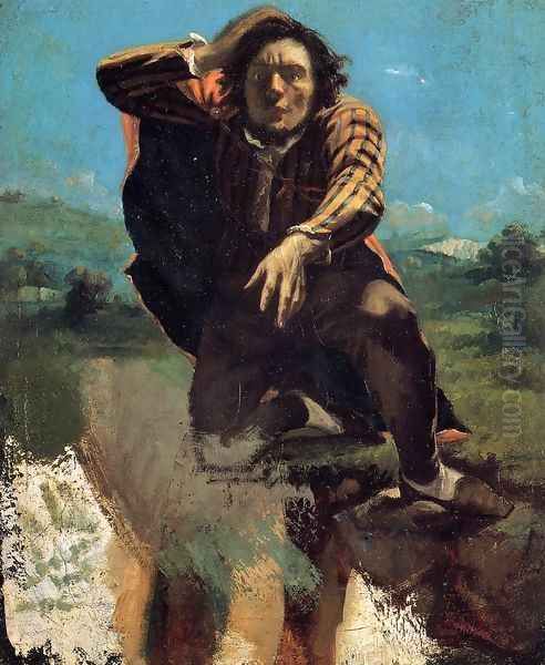 The Desperate Man Oil Painting by Gustave Courbet