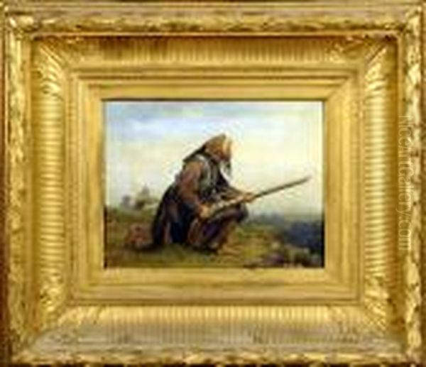 Le Soldat Oil Painting by Adolph Alexander Dillens