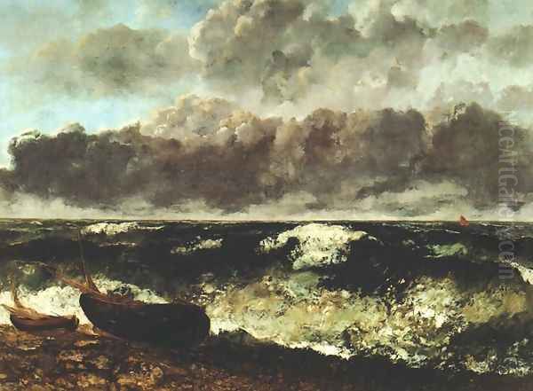 Wave Oil Painting by Gustave Courbet