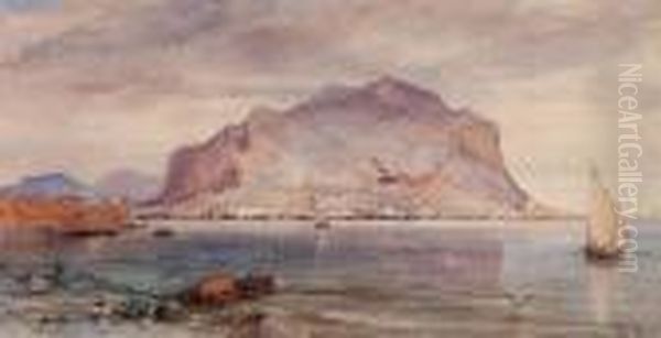 Palermo, Il Monte Pellegrino Oil Painting by Frank Dillon