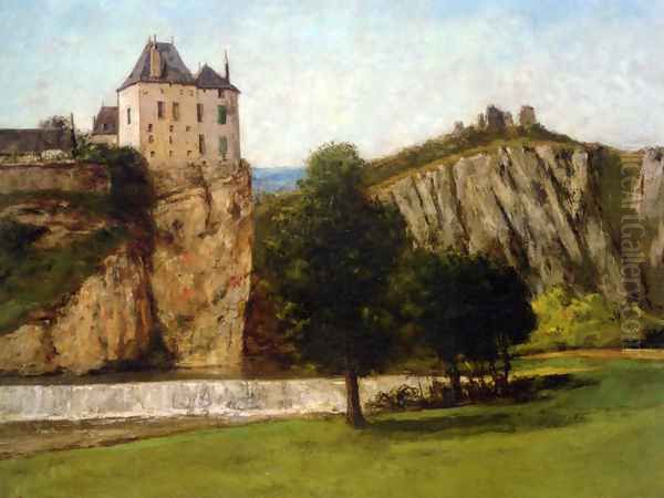 Le Chateau de Thoraise Oil Painting by Gustave Courbet