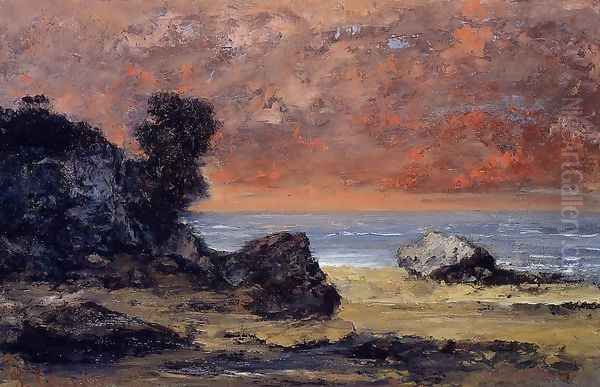 After the Storm Oil Painting by Gustave Courbet