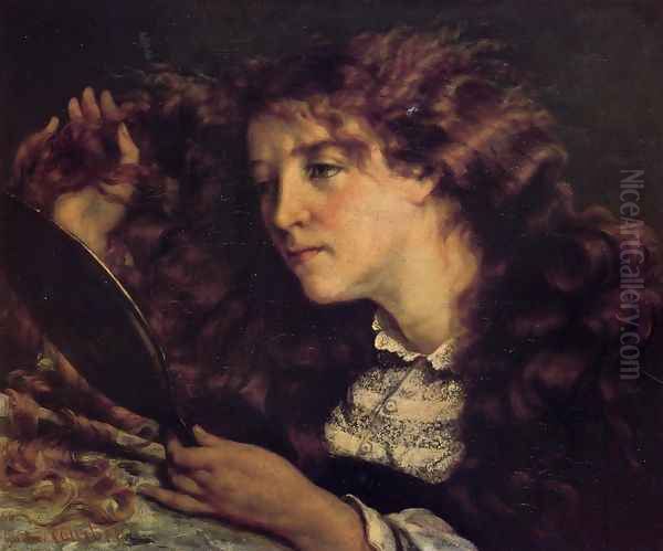 Portrait of Jo, the Beautiful Irish Girl Oil Painting by Gustave Courbet