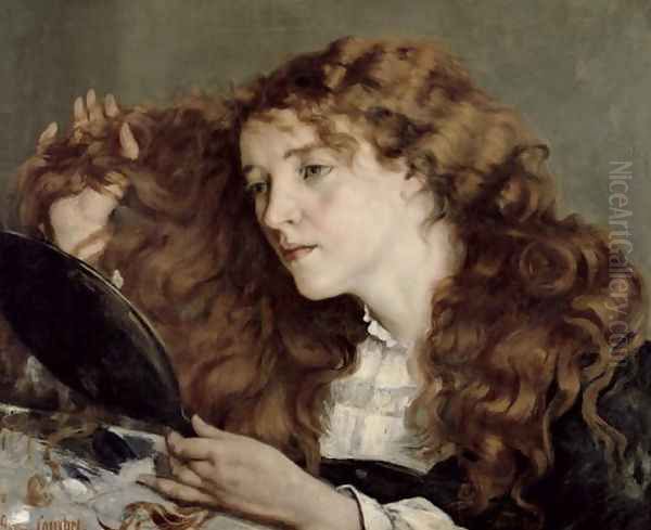 Jo, the Beautiful Irish Girl, 1866 Oil Painting by Gustave Courbet