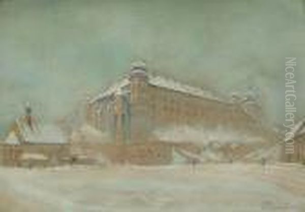 Wawel Oil Painting by Odo Dobrowolski