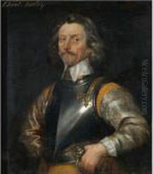 Portrait Of James Astley, First Baron Astley Of Reading (1579-1652) Oil Painting by William Dobson