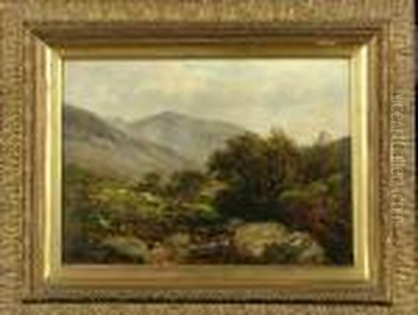 Near Braemar Oil Painting by James Docharty