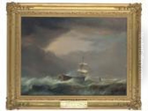 The East Indiaman York In Difficulties Off Margate Oil Painting by Robert Dodd