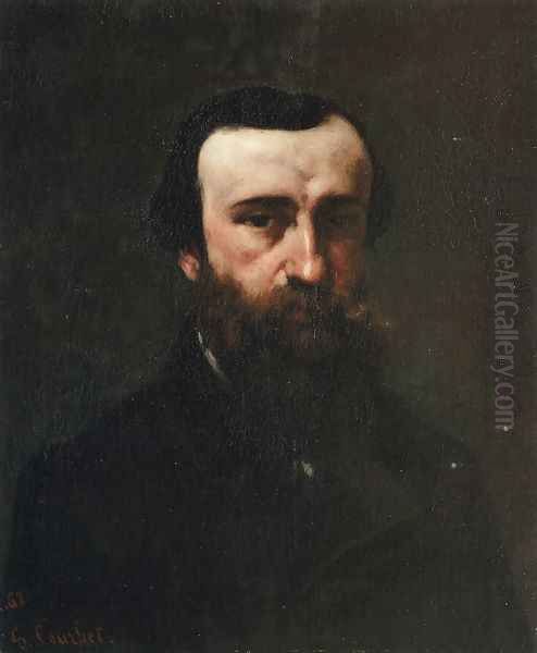 Portrait of Monsieur Nicolle Oil Painting by Gustave Courbet