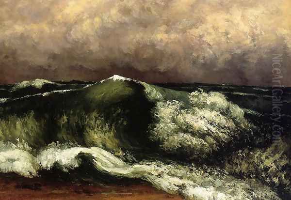 The Wave I Oil Painting by Gustave Courbet