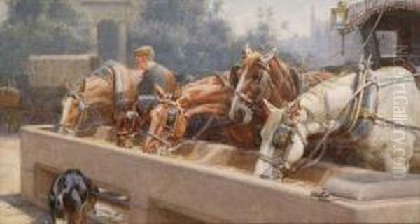 Pro Bono Publico Oil Painting by John Charles Dollman