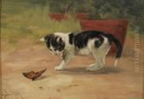 An Easy Target Oil Painting by John Henry Dolph