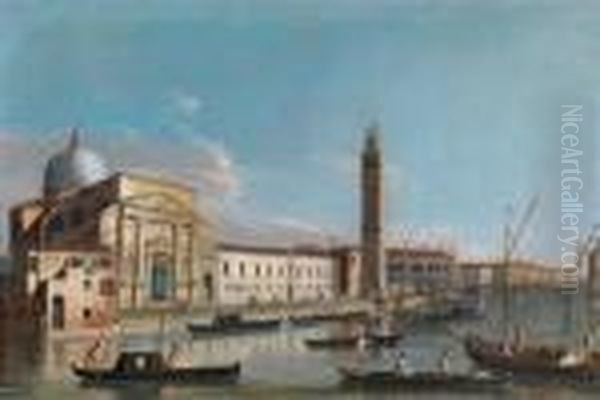 Blick Aufdie Kirche San Pietro 
In Castelli In Venedig; Veduta Di San Pietroin Castelli A Venezia Oil Painting by Apollonio Domenichini