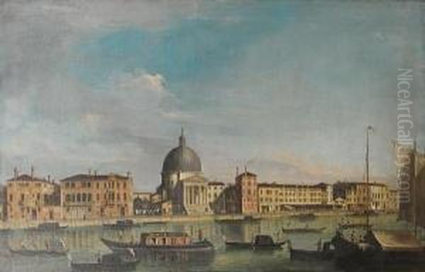 The Grand Canal, Venice Oil Painting by Apollonio Domenichini