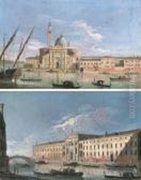 San Giorgio Maggiore, Venice Oil Painting by Apollonio Domenichini