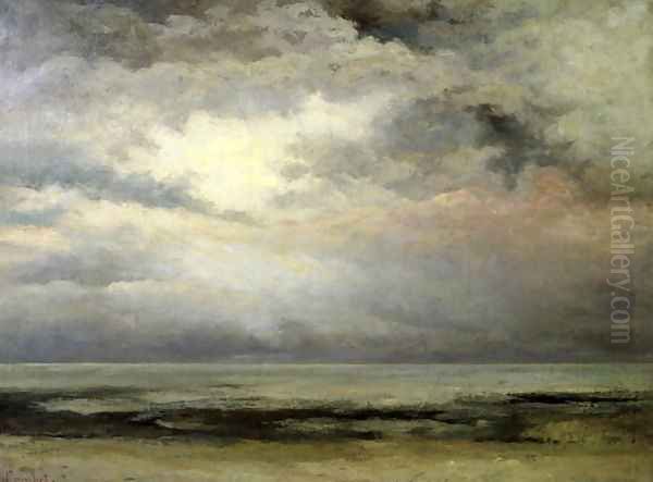 L'Immensite Oil Painting by Gustave Courbet