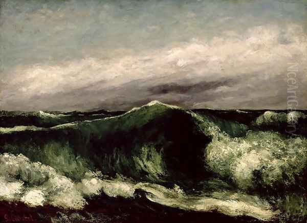 The Wave, 1869 Oil Painting by Gustave Courbet