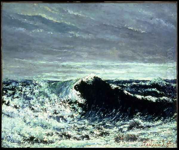 The Wave, c.1871 Oil Painting by Gustave Courbet