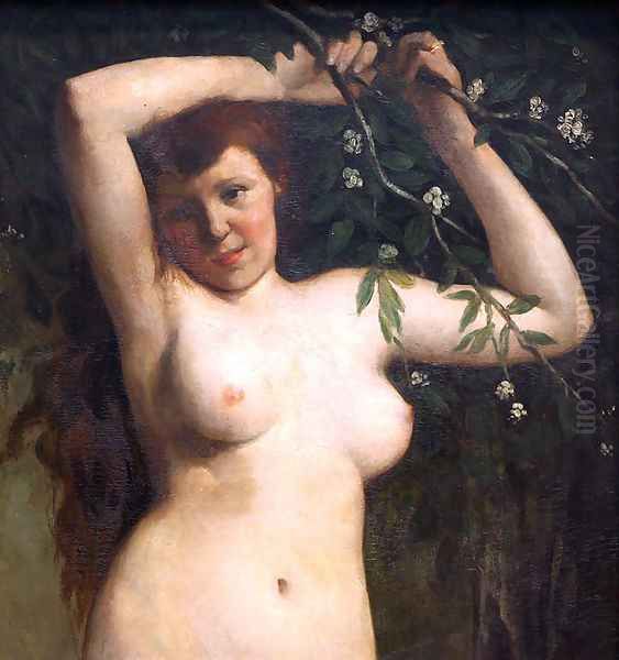 Torso of a Woman Oil Painting by Gustave Courbet