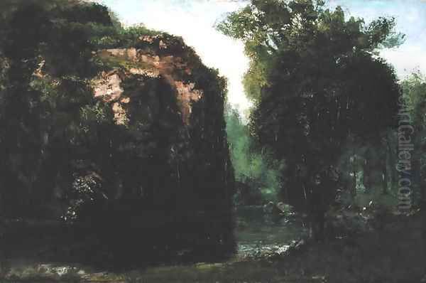 The Silent River, 1868 Oil Painting by Gustave Courbet