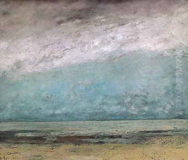 Seacoast 2 Oil Painting by Gustave Courbet