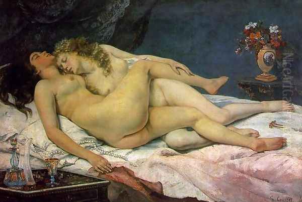 The Sleepers Oil Painting by Gustave Courbet