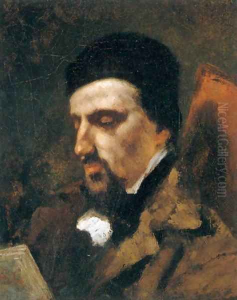 Portrait of Urbain Cuenot Oil Painting by Gustave Courbet