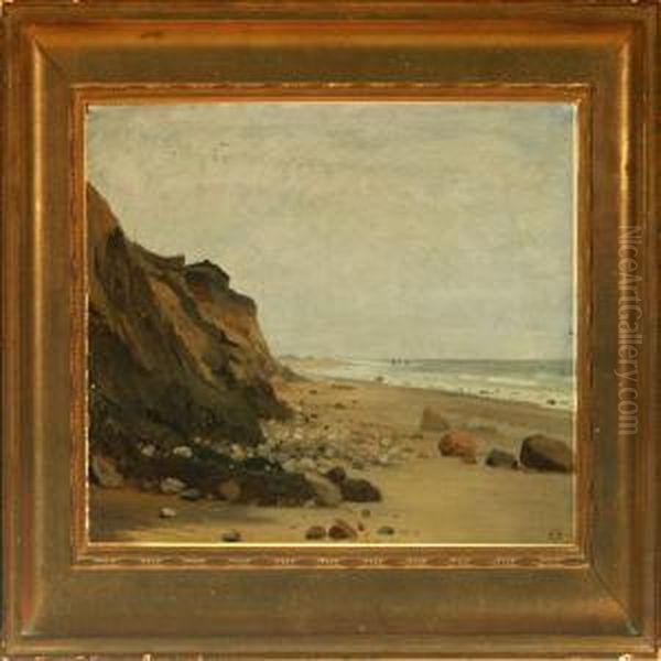 Along The Coast Oil Painting by Anton Laurids J. Dorph