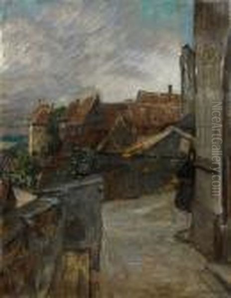 Stadtlandschaft Oil Painting by Ferdinand Dorsch