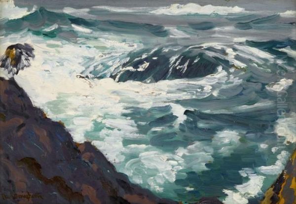 Choppy Seas Oil Painting by Paul Dougherty