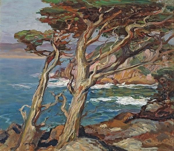 Point Lobos Oil Painting by Paul Dougherty