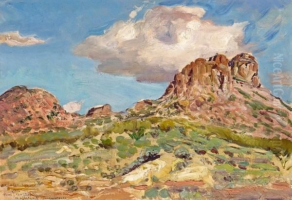 Western Landscape Oil Painting by Paul Dougherty