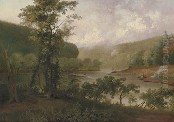 Harper's Ferry, Virginia Oil Painting by Thomas Doughty