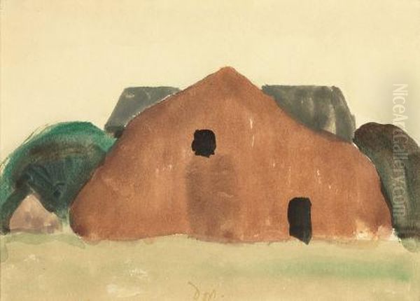 Brown Barn by Arthur Garfield Dove