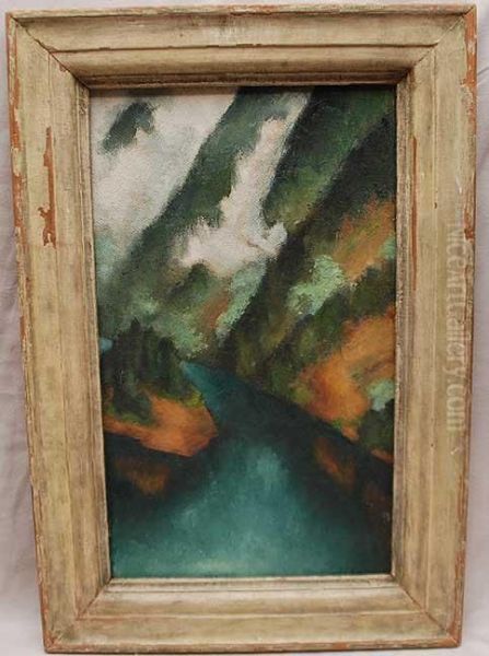 Abstract Oil Painting by Arthur Garfield Dove