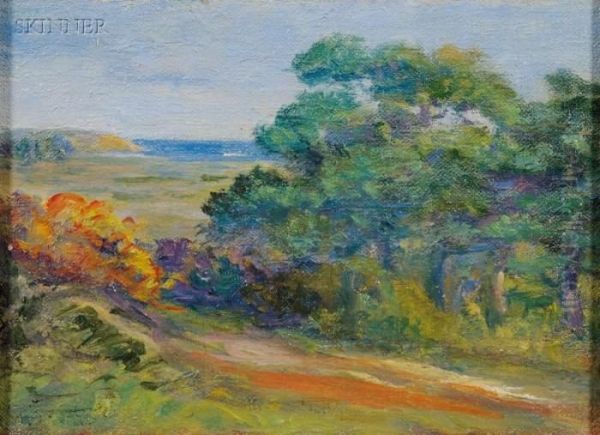 Landscape Sketch Oil Painting by Arthur Wesley Dow