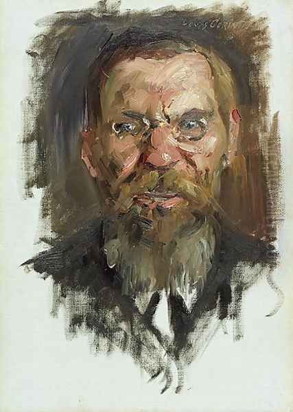 Study for a Portrait of Professor Dr. Eduard Meyer, 1910 Oil Painting by Lovis (Franz Heinrich Louis) Corinth