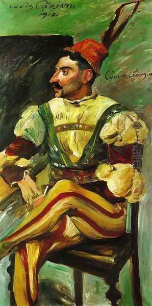 Cesare Borgia (Arthur Kraft) Oil Painting by Lovis (Franz Heinrich Louis) Corinth