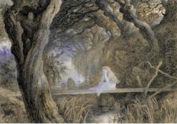 Day Dreaming Oil Painting by Richard Doyle