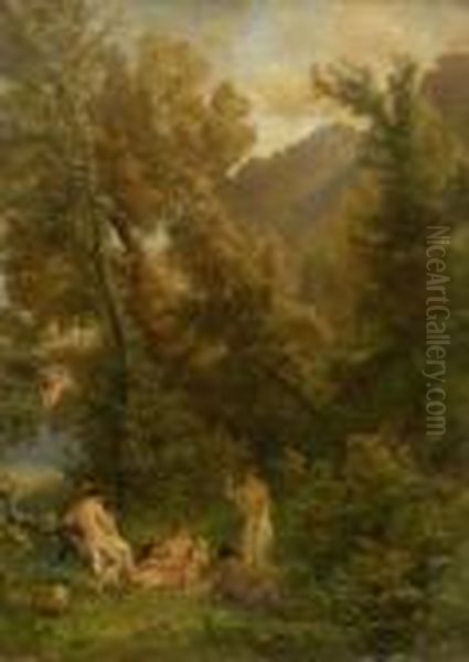 Der Sommer: Oil Painting by Heinrich Dreber