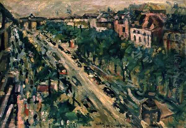 Berlin, Unter den Linden, 1922 Oil Painting by Lovis (Franz Heinrich Louis) Corinth