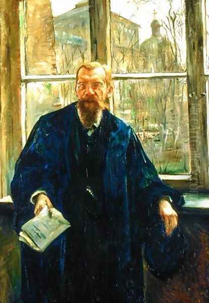 Portrait of Dr Edward Meyer, 1911 Oil Painting by Lovis (Franz Heinrich Louis) Corinth