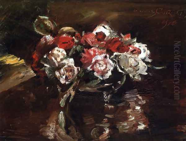 Floral Still Life Oil Painting by Lovis (Franz Heinrich Louis) Corinth