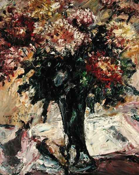 Chrysanthemums, 1922 Oil Painting by Lovis (Franz Heinrich Louis) Corinth