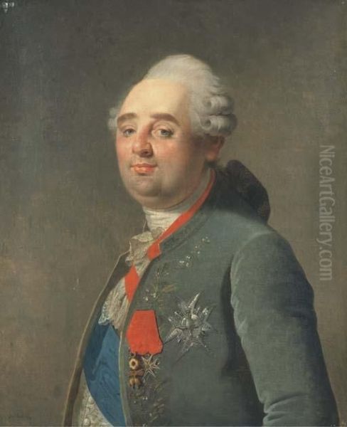 Portrait De Louis Xvi Oil Painting by Martin Drolling Oberbergheim