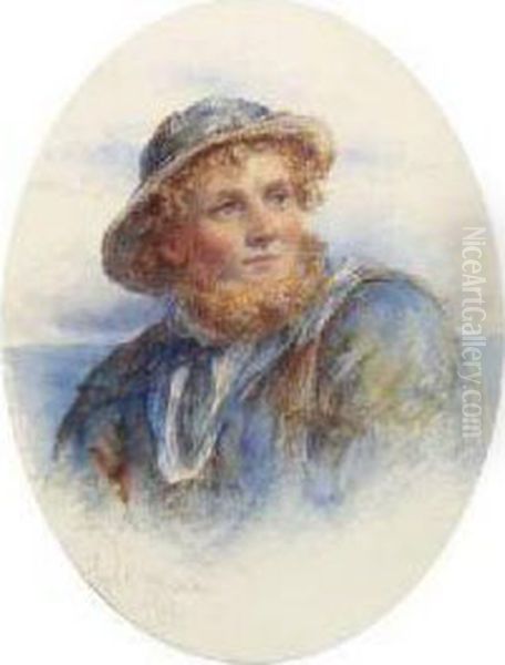 The Old Fisherman Oil Painting by James Drummond