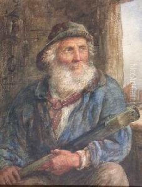 The Old Sea Captain Oil Painting by James Drummond