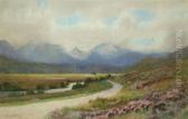 Glen Spean Oil Painting by George, Captain Drummond-Fish