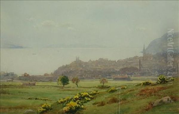 Dunoon From The Golf Links Oil Painting by George, Captain Drummond-Fish